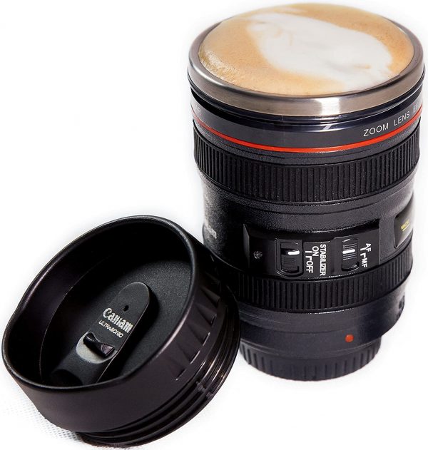 Camera Lens Shaped Coffee Mug Cup Black getit pakistan sale (1)